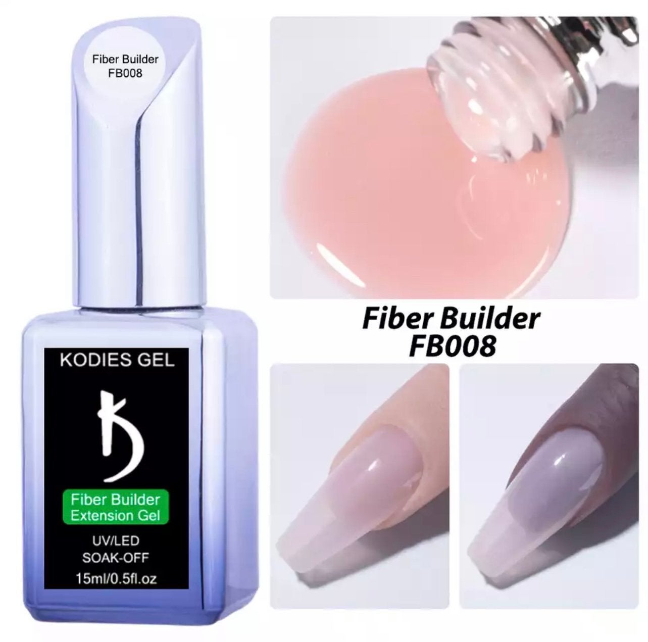 Builder Nail Extensions Gel 15ml. Alles 20% korting., Overige kleuren, ., Nieuw, Ophalen of Verzenden