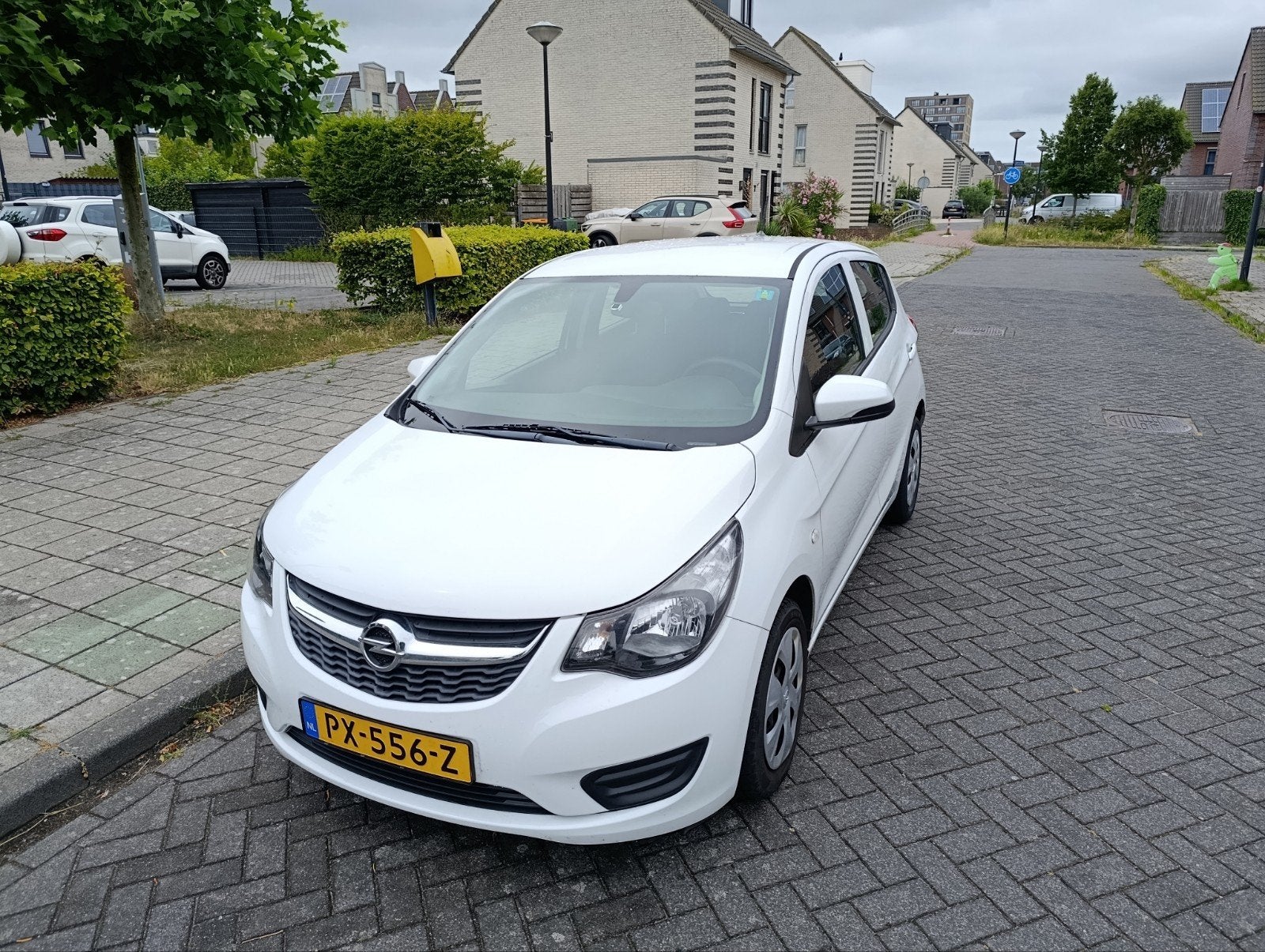 Opel Karl 1.0 Ecoflex 55KW 2017 Wit, Auto's, Voorwielaandrijving, 839 kg, Stof, 74 pk