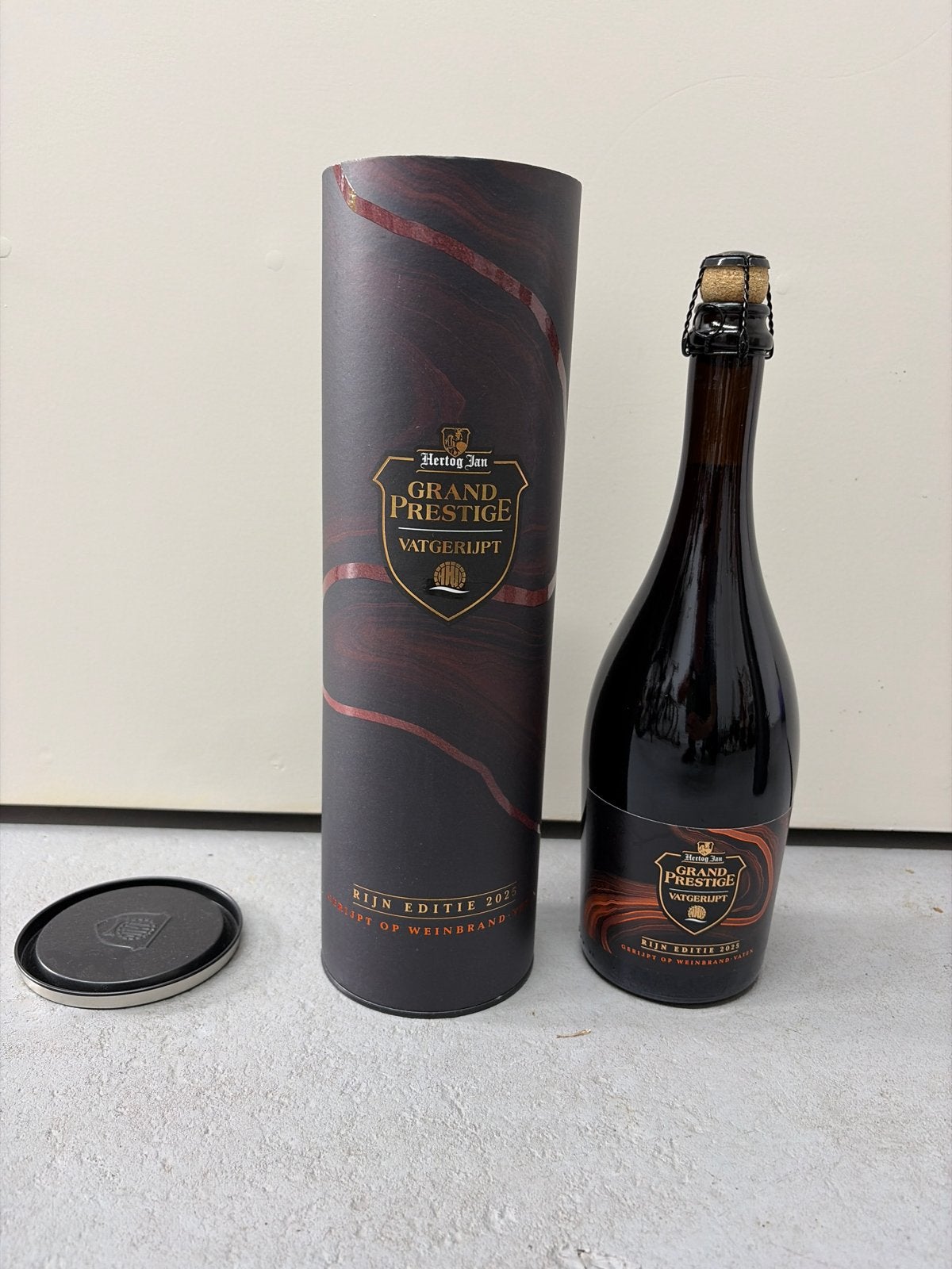 Hertog Jan Grand Prestige Vatgerijpt Rijn Editie 2021, Ophalen of Verzenden, Nieuw, Overige typen, Hertog Jan