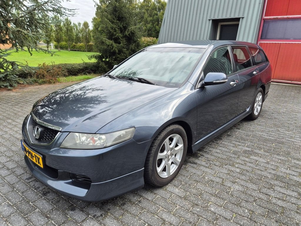 Honda Accord 2.0 I Tourer 2004, NIEUWE APK, Voorwielaandrijving, 1998 cc, Stof, Zwart