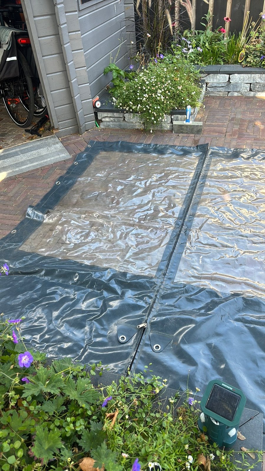 Veranda zijl, Doe-het-zelf en Verbouw, Dakpannen en Dakbedekking, Kunststof, Gebruikt, Zwart, Ophalen of Verzenden