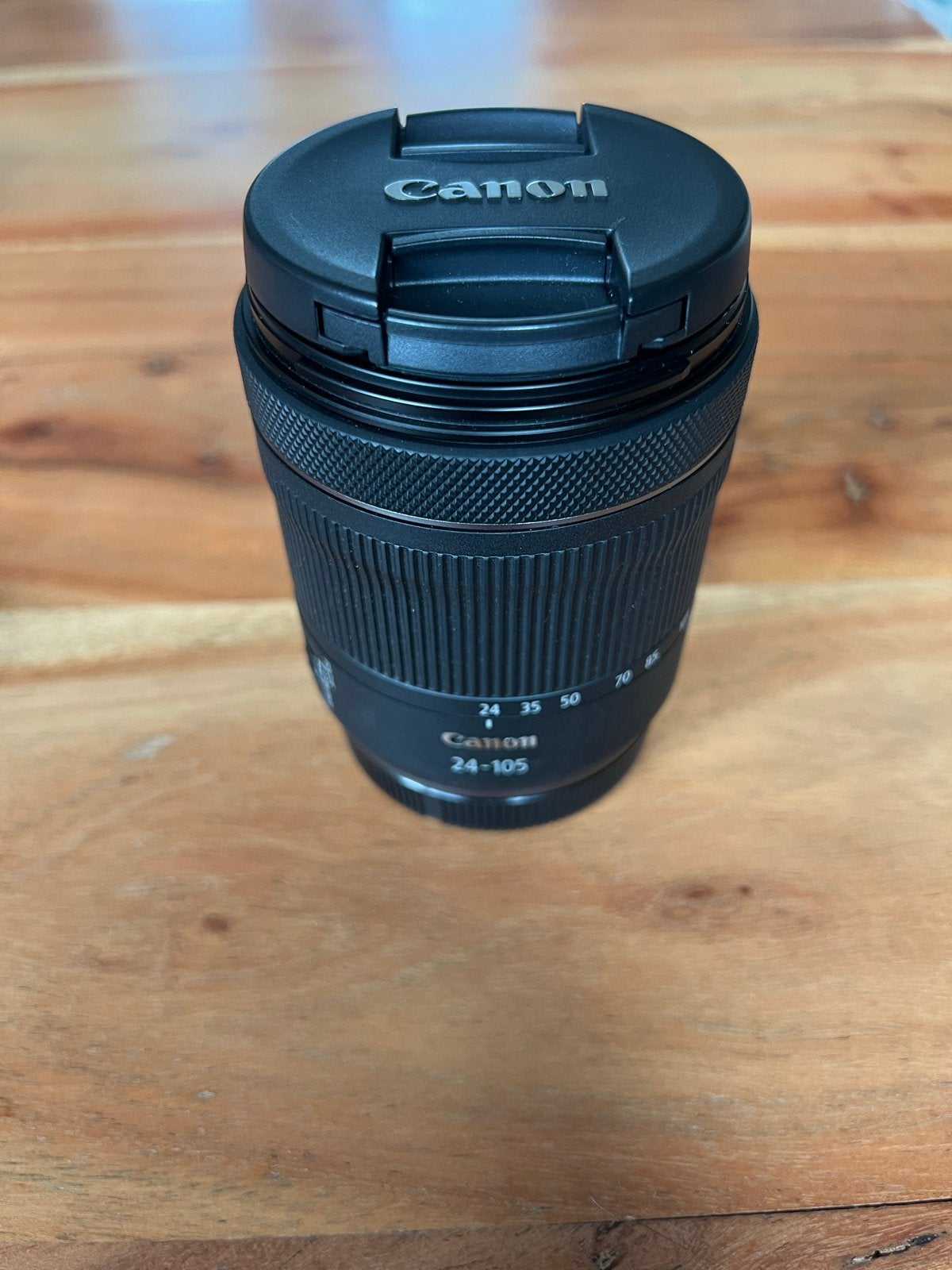 Canon RF 24-105mm f/4-7.1 IS STM Lens, Audio, Tv en Foto, Fotografie | Lenzen en Objectieven, Ophalen, Canon, Autofocus, Canon RF