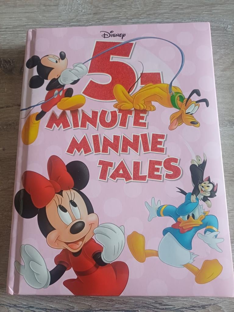 Disney 5 Minute Minnie Tales  Verhalenboek, Boeken, Ophalen of Verzenden, Zo goed als nieuw, Disney Storybook Art Team, Sprookjes