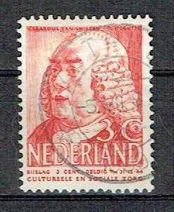 Nederland 1939 nr. 320 Van Swieten Geneeskundige UTRECHT, Verzenden, Gestempeld, Overige thema's
