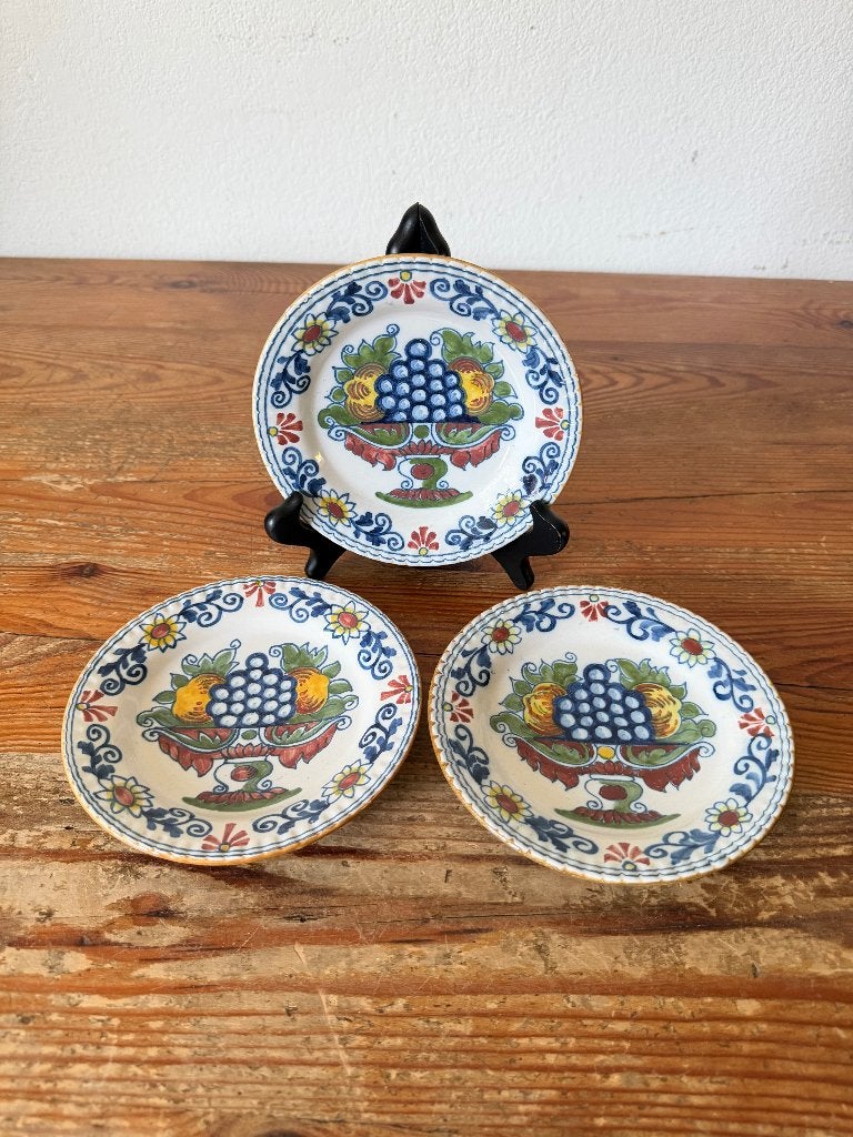 3 Sierborden - Koninklijke Tichelaar Makkum, Ophalen of Verzenden