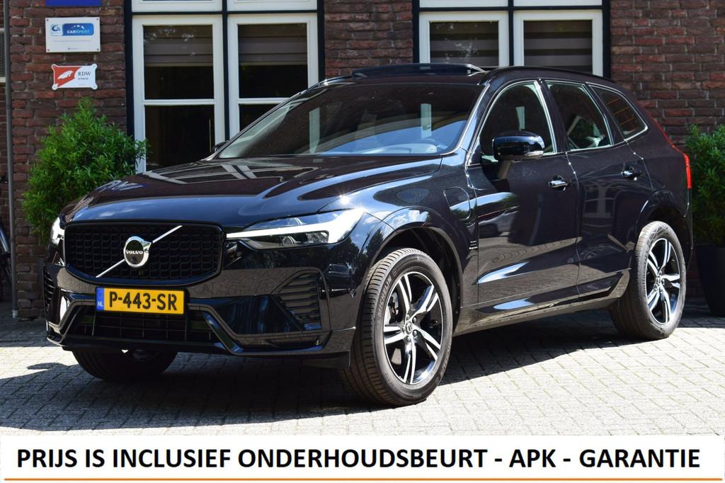 Volvo XC60 2.0 Recharge T6 AWD R-Design Facelift Model 2022, Auto's, Volvo, Automaat, Gebruikt, 138 €/maand, Leder en Stof