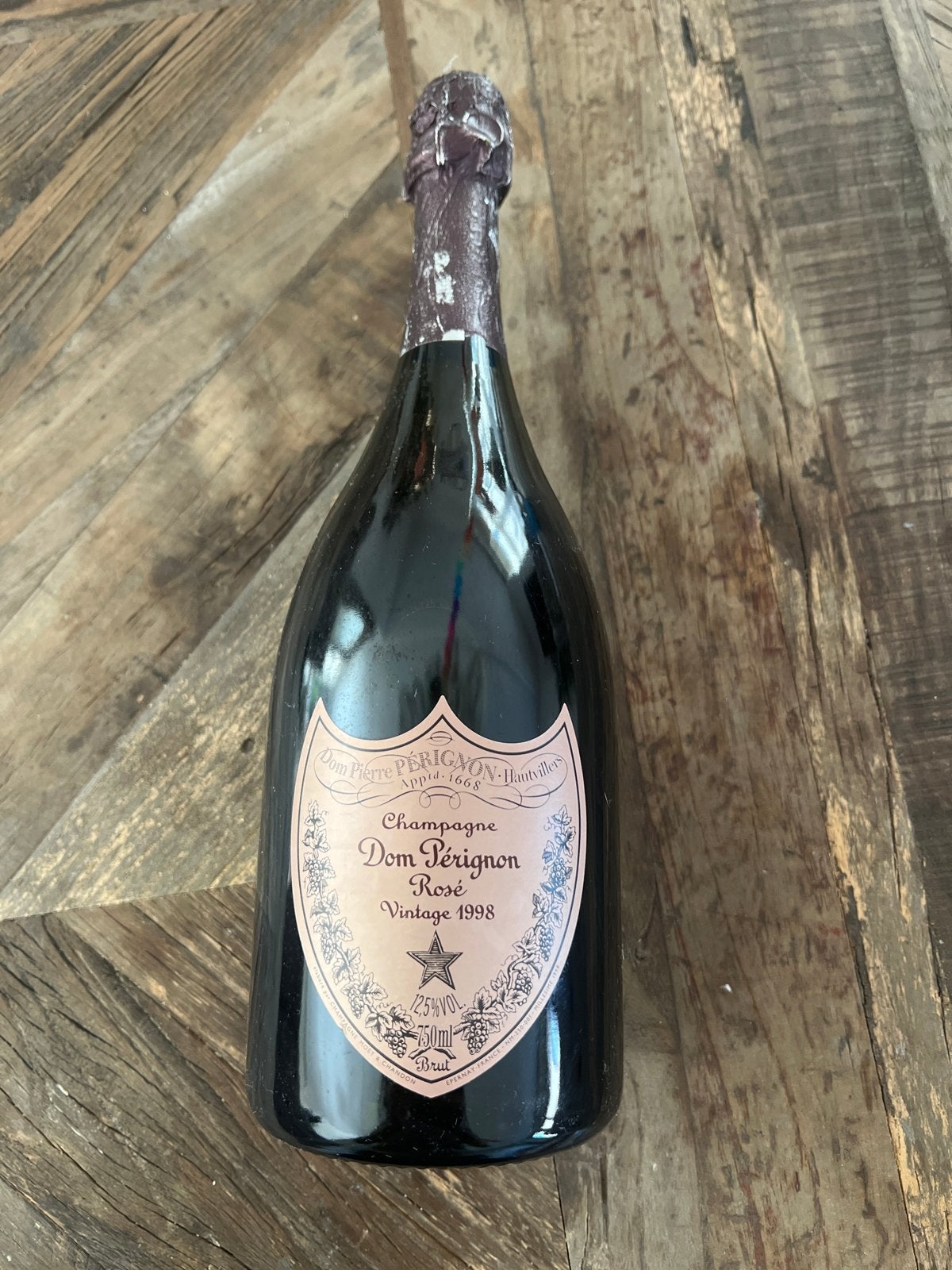 Dom Pérignon Rosé Vintage 1998 Champagne, Verzamelen, Wijnen, Ophalen, Zo goed als nieuw, Frankrijk, Champagne