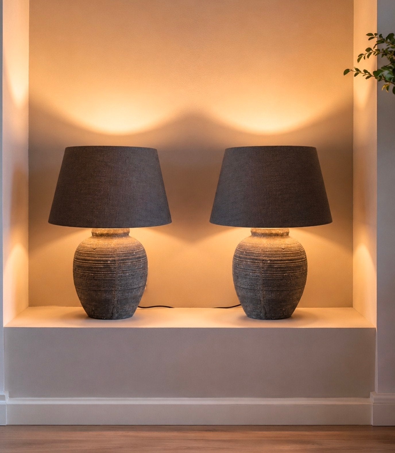 1prachtige kruik schemerlamp, Ophalen, 55 cm, E27 (groot), Sfeerlamp
