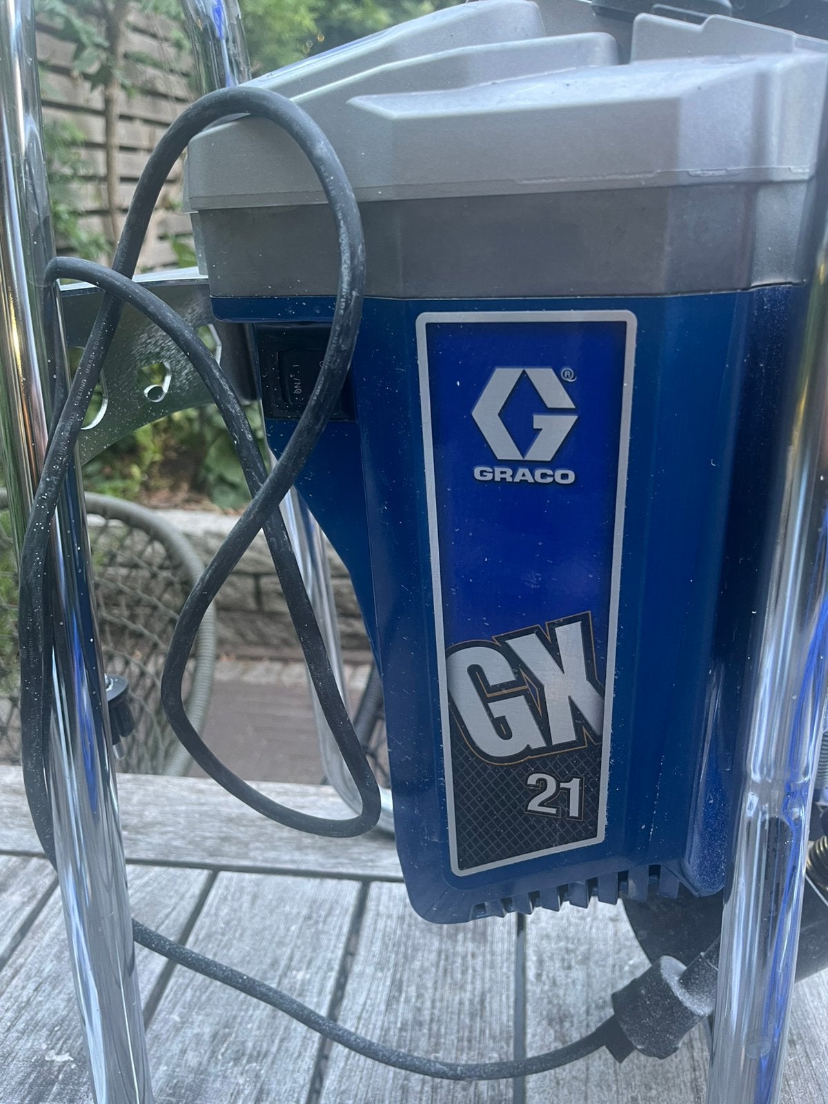 Graco GX 21 te koop, Ophalen, Zo goed als nieuw, Verfspuit of Verfpomp