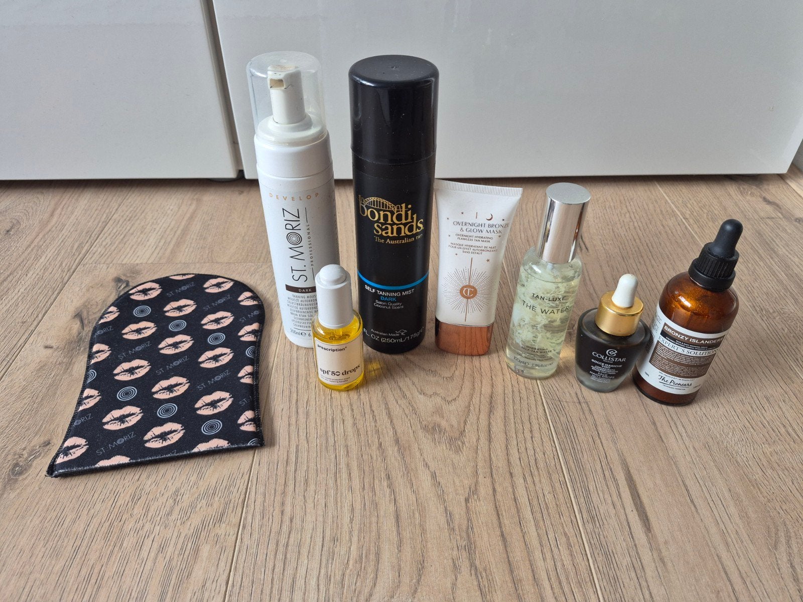 Zelfbruiner en tanning producten pakket, Ophalen of Verzenden, Zo goed als nieuw, Zonnebrand of After Sun
