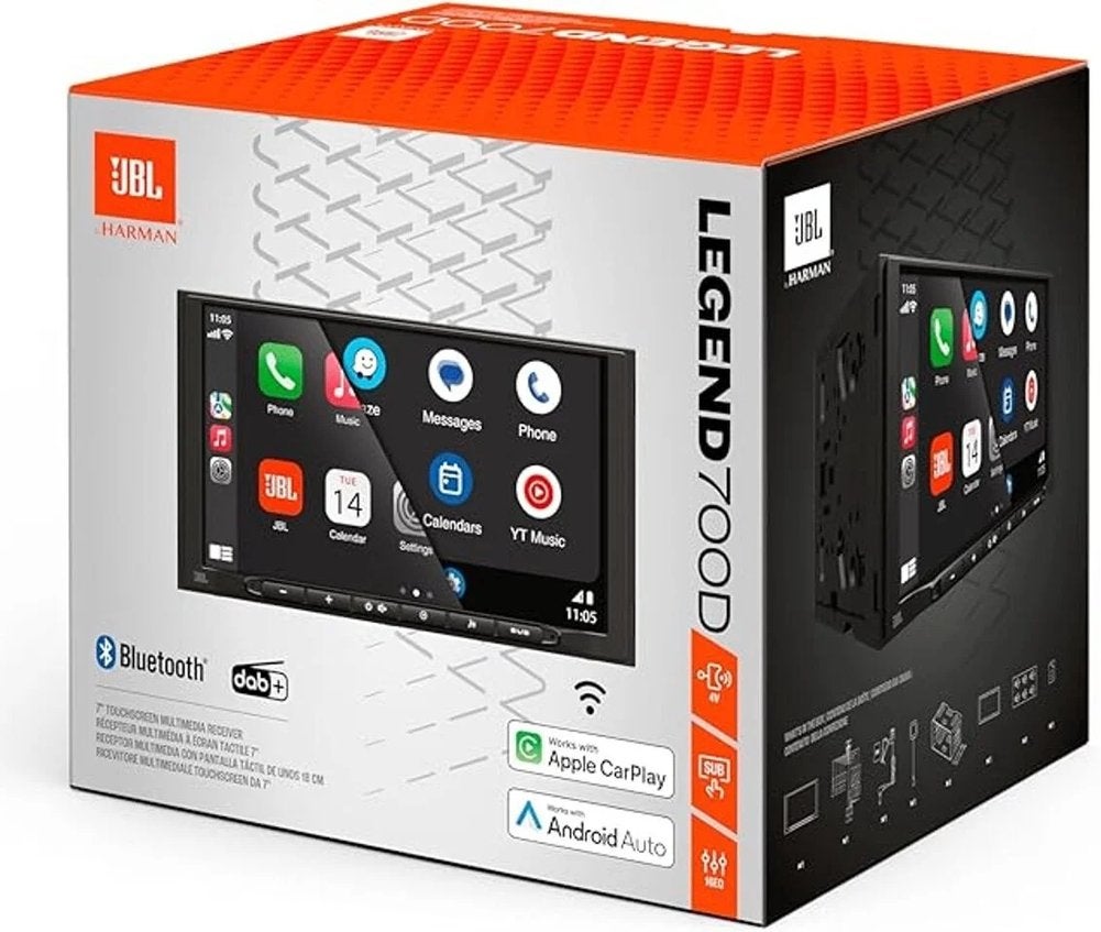 JBL Legend 700D DAB 2din Autoradio Draadlooscarplay/android, ., Nieuw, Ophalen of Verzenden, .