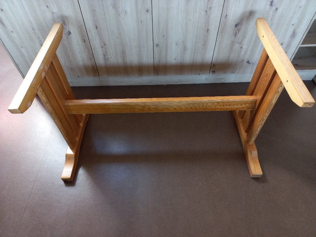 Massief grenen tafelpoten, Huis en Inrichting, Ophalen, Gebruikt, 50 tot 100 cm, Vierkant
