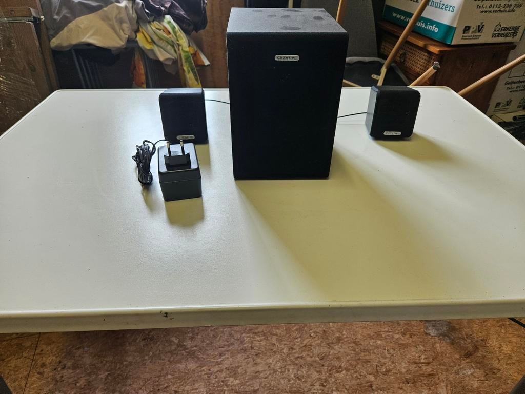 Computer geluidsboxen 2.1, Computers en Software, Pc speakers, Ophalen of Verzenden, Zo goed als nieuw, Audiokanaal 2.1, Creative