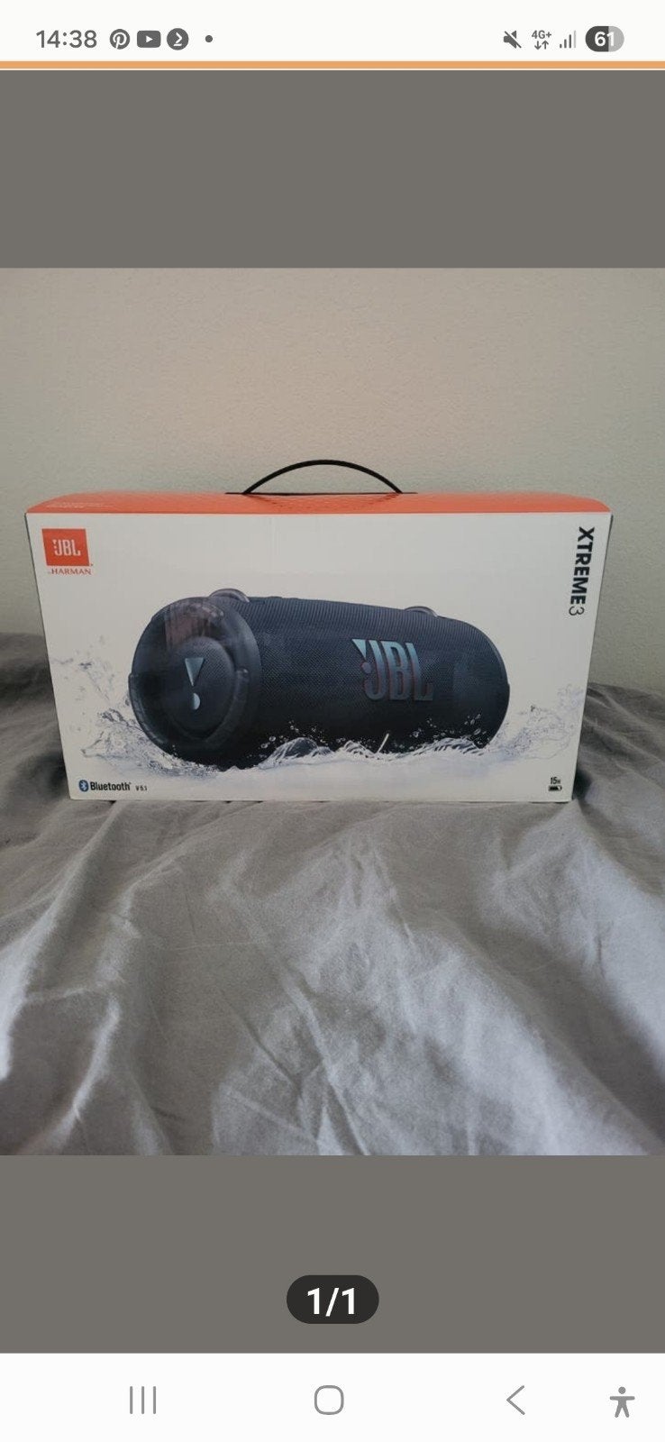 JBL Xtreme 3, JBL, Ophalen of Verzenden, Zo goed als nieuw, Draagbare speaker