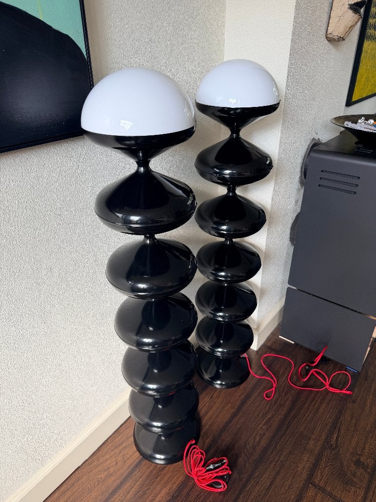 2 vloerlampen Club de Lumen "The Bubble", Kunststof, 100 tot 150 cm, Nieuw, Modern