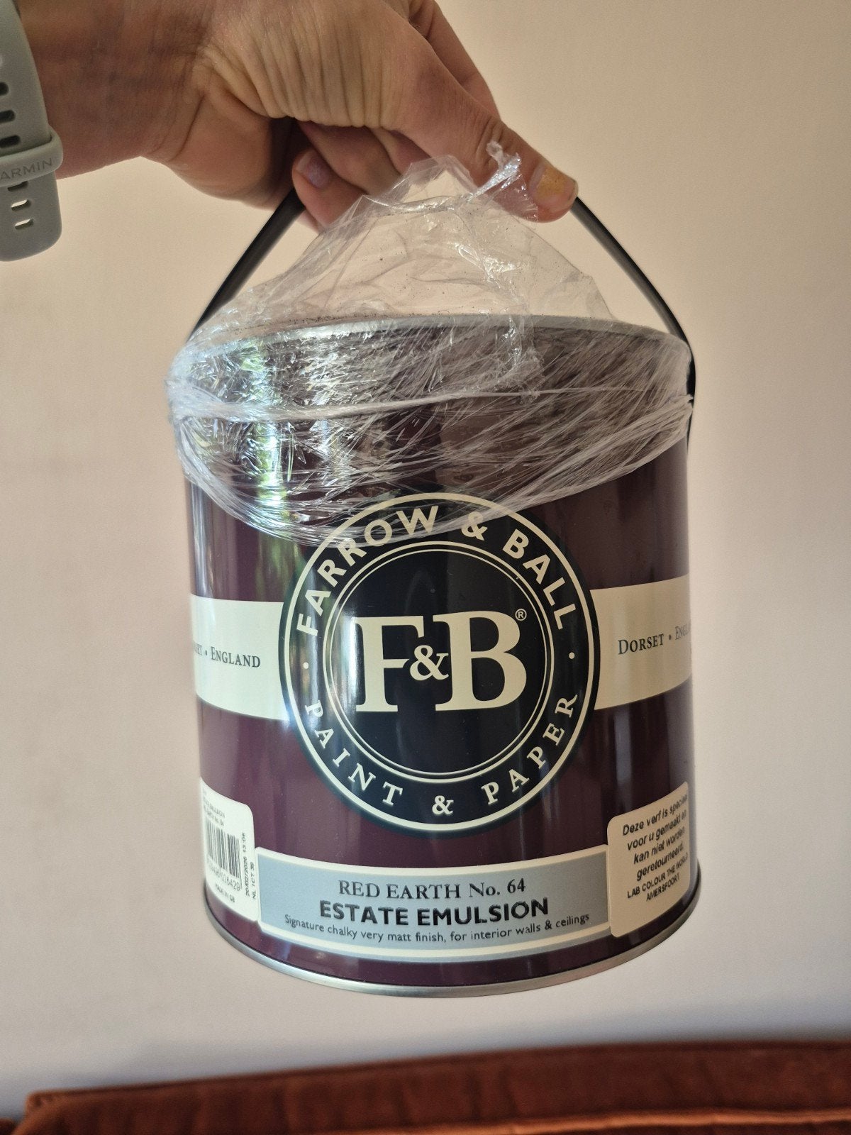 Farrow & Ball Red Earth No. 64 Estate Emulsion 2,5L, Ophalen