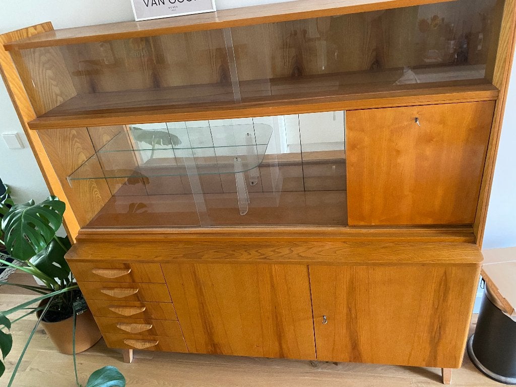 Drinks Cabinet Mid-Century Modern, Huis en Inrichting, Ophalen, Gebruikt, Teakhout, 50 tot 100 cm