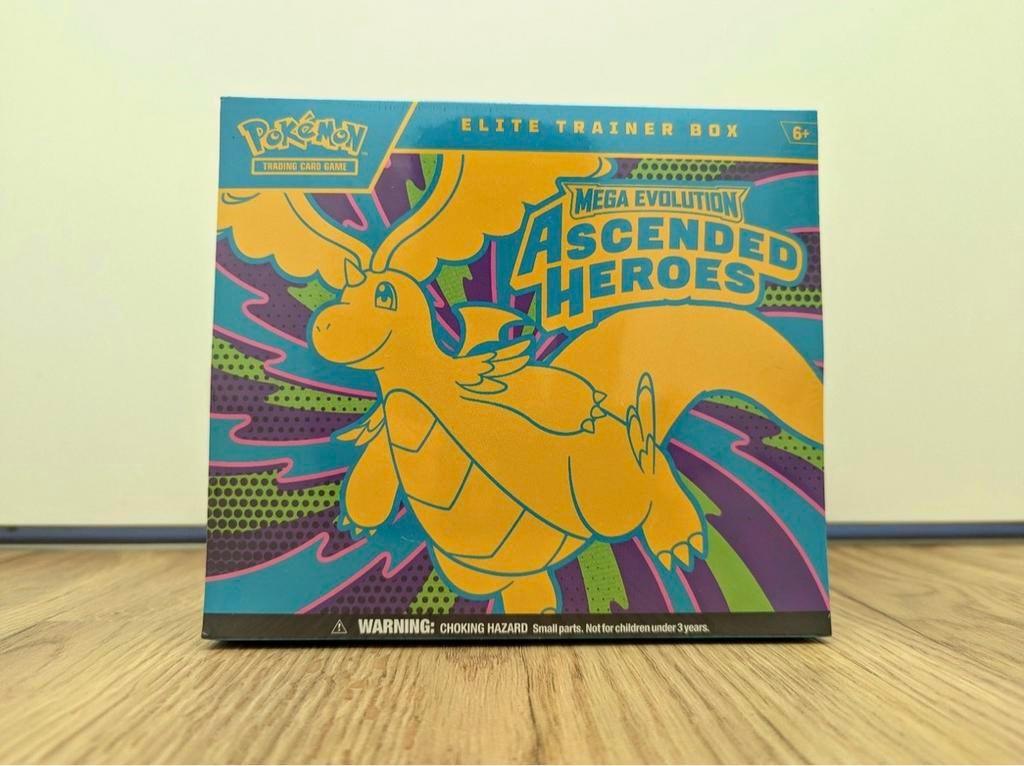 Pokémon Ascended Heroes Elite Trainer Box, Ophalen of Verzenden, Nieuw, Foil