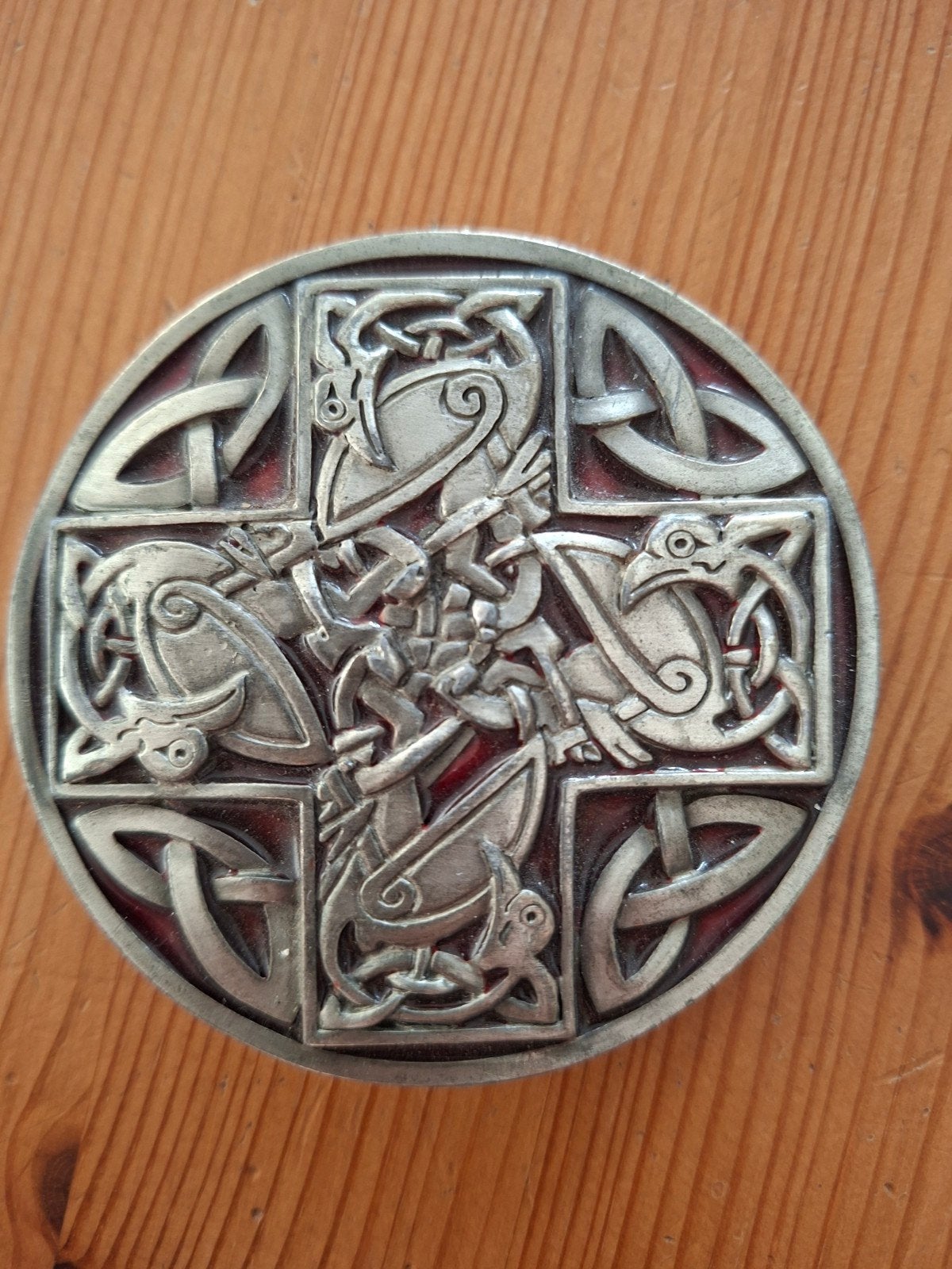 Vintage Keltisch Kruis Riemgesp - Uniek Design, Losse buckle of gesp, Overige kleuren, Tonside LTD, Minder dan 95 cm