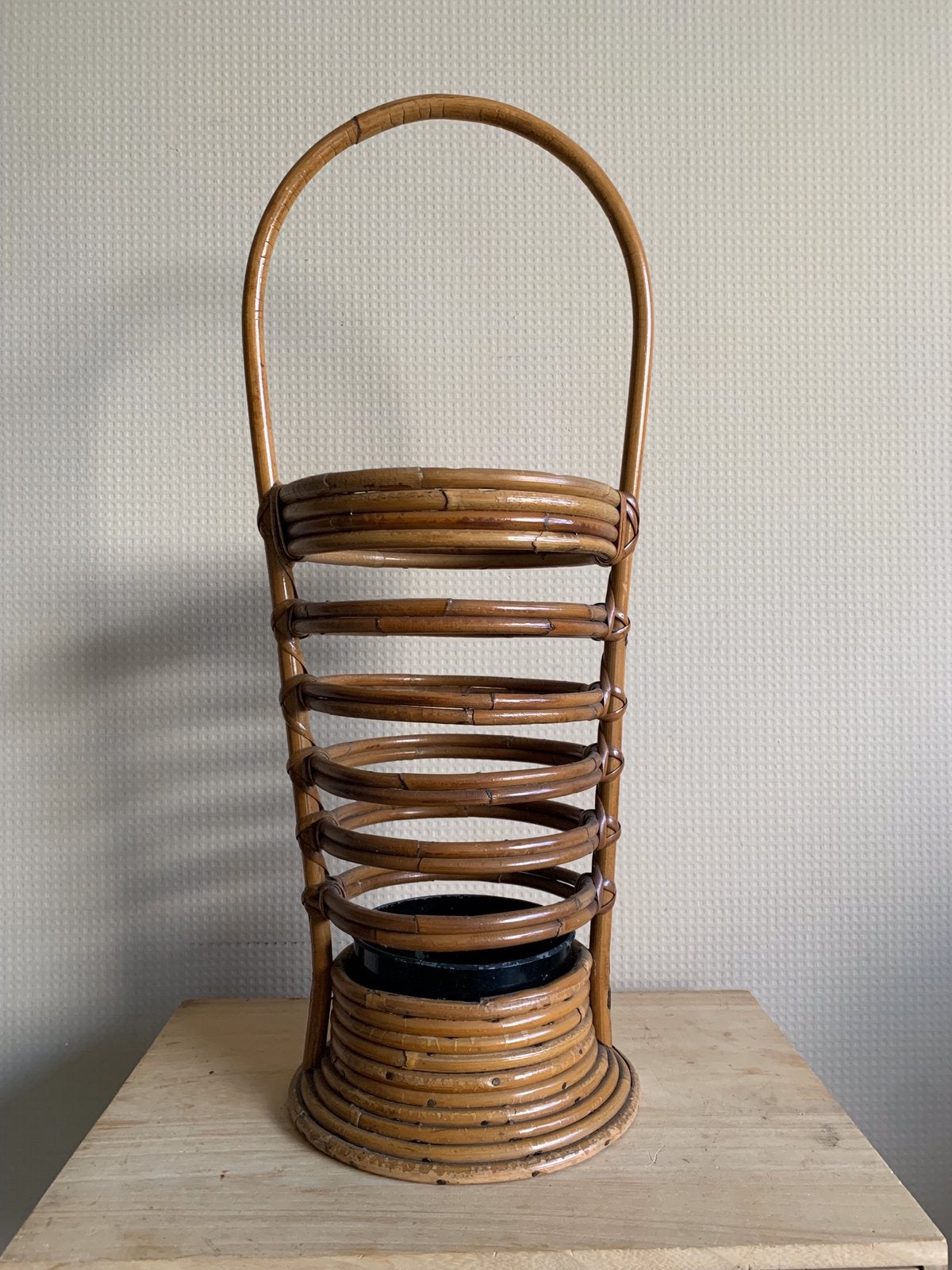 Vintage bamboe paraplubak, Antiek en Kunst, Ophalen of Verzenden