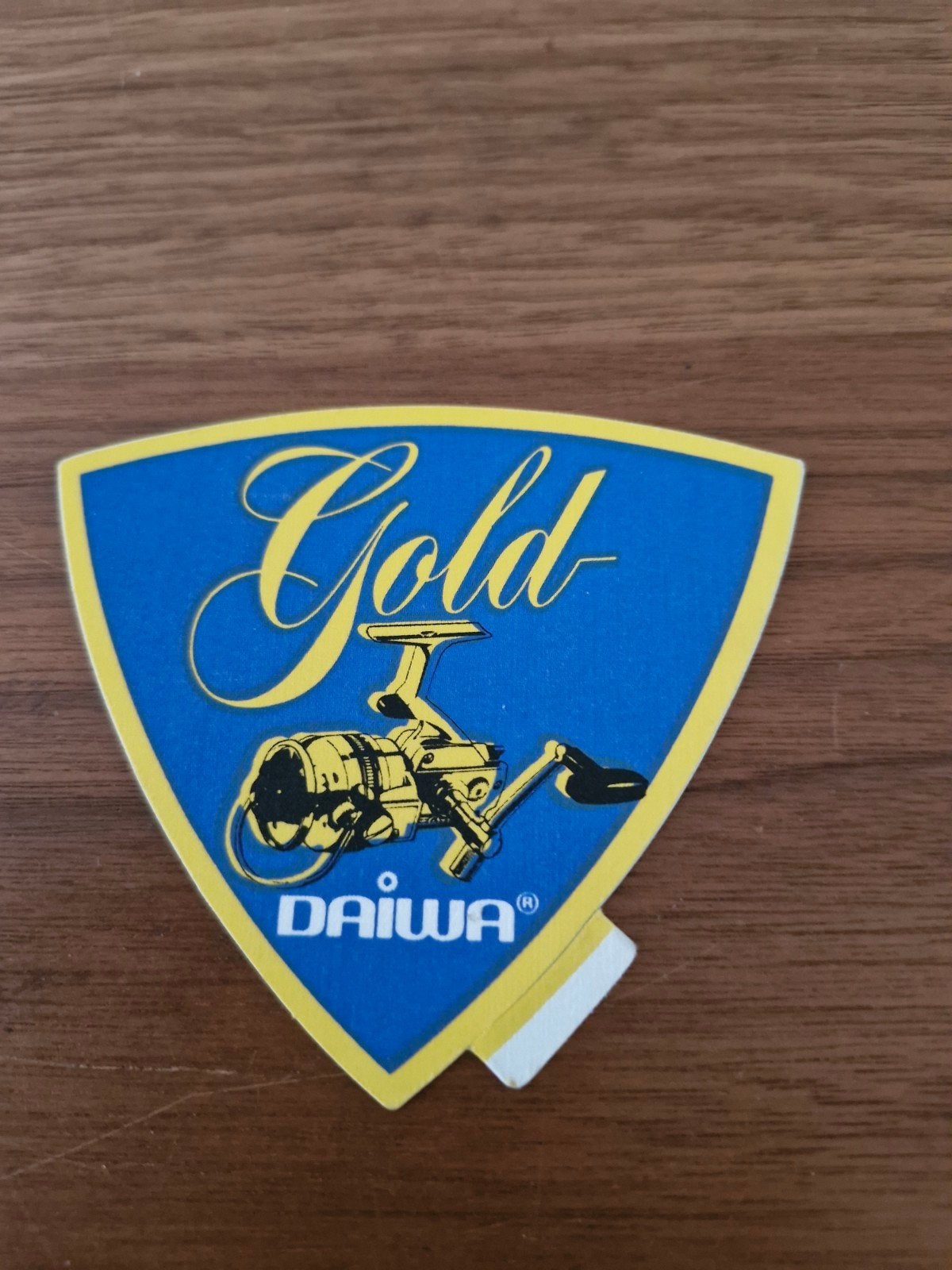 10750 Vintage Daiwa Gold visserij molen sticker, Ophalen of Verzenden, Nieuw, Merk