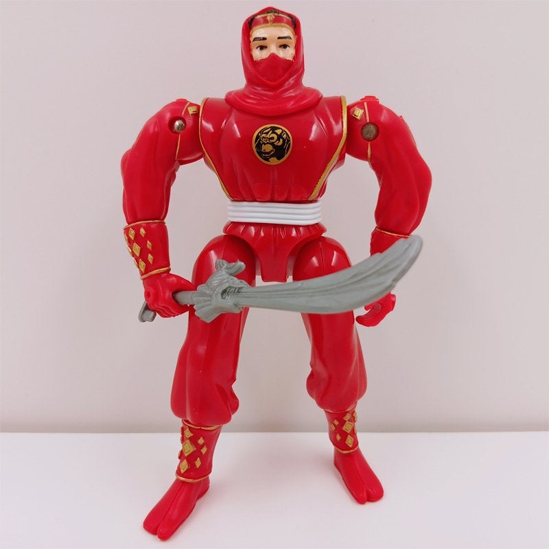 Power Rangers Red Ninja Ranger Bandai 1995, Ophalen of Verzenden, Zo goed als nieuw