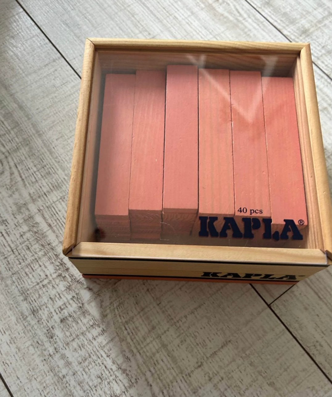 Roze kapla blokjes in doosje, Ophalen, Zo goed als nieuw, Overige merken