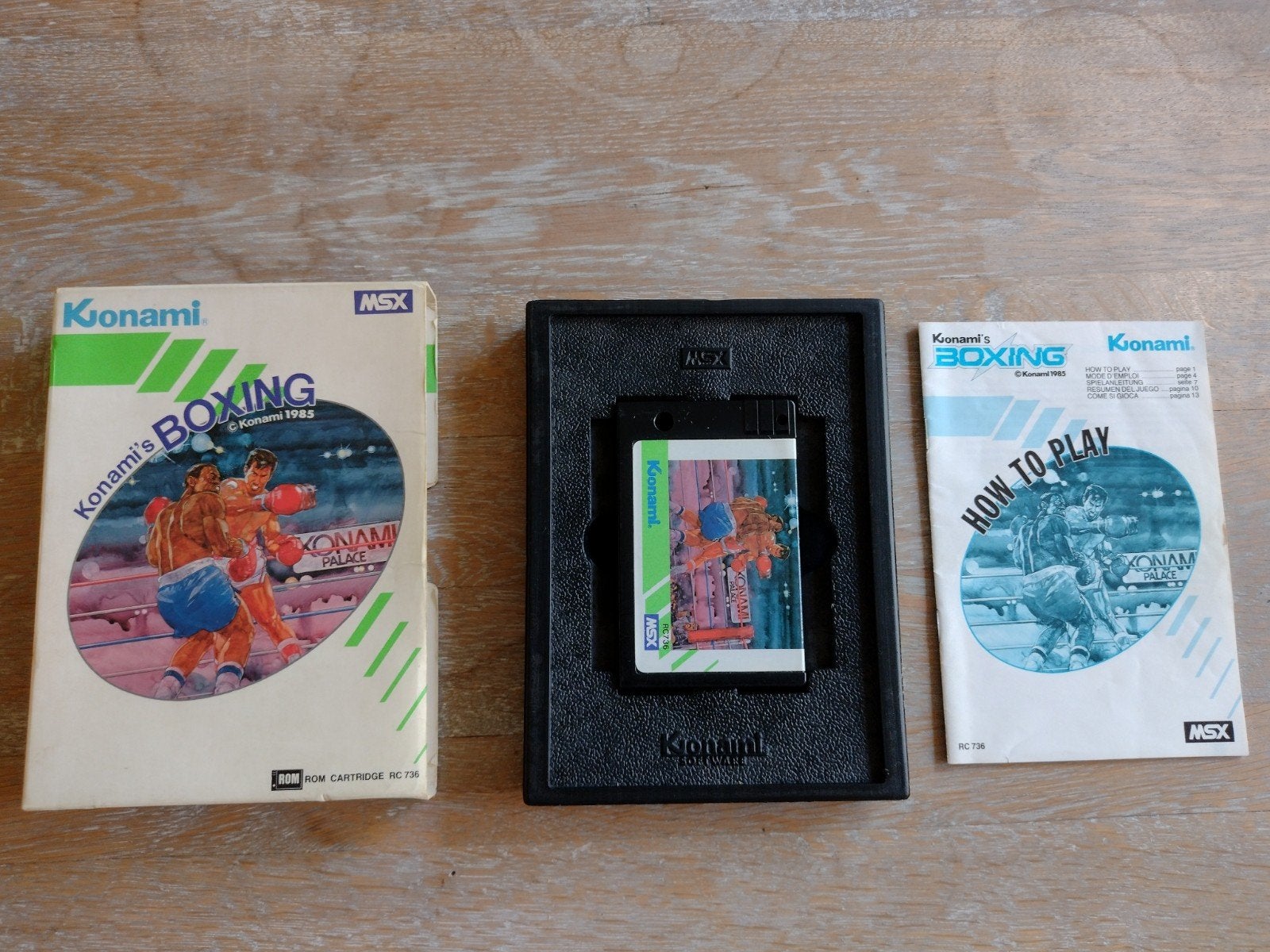1985 Konami MSX cartridge Boxing, 1 speler, Ophalen of Verzenden, Gebruikt, Vanaf 3 jaar