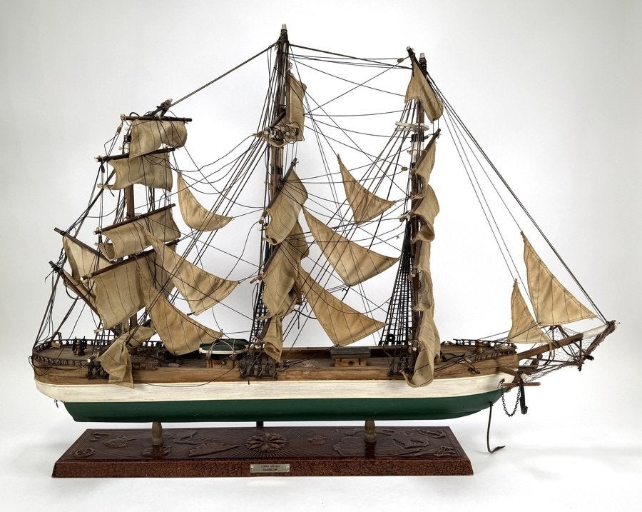305. Scheepsmodel - Clipper Ship "Rainbow" 1845, 20e eeuw, Verzamelen, Scheepvaart, Ophalen, Gebruikt, Zeilboot, Schaalmodel