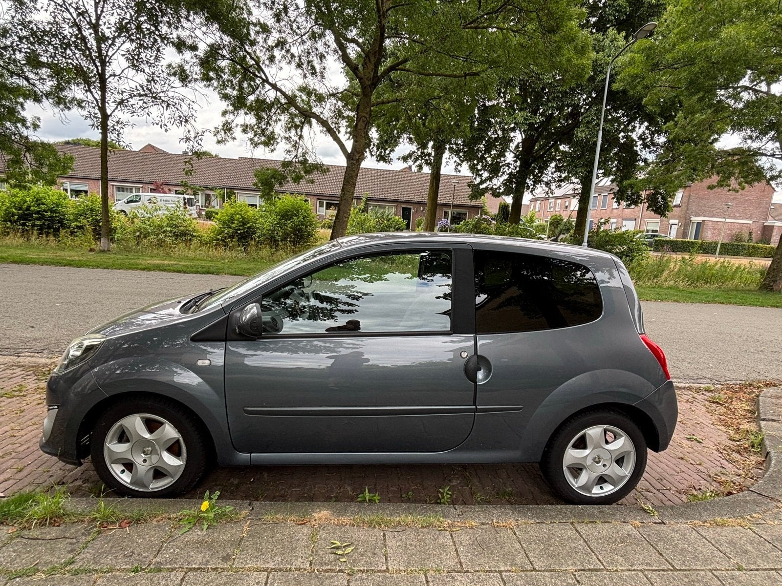 RenaultTwingo 2010 (GrijsBlauw), Auto's, Renault, 919 kg, Handgeschakeld, Grijs, Particulier