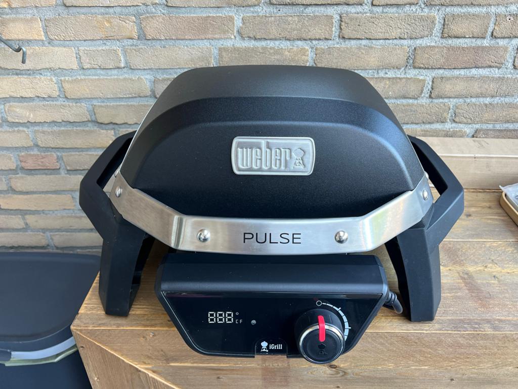 Weber Pulse 1000, Tuin en Terras, Elektrische barbecues, Ophalen, Gebruikt