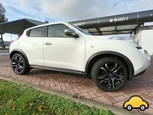 Nissan Juke 1.6 Dig-t 190pk 2012 Wit, Auto's, Voorwielaandrijving, 662 kg, 1618 cc, 1225 kg