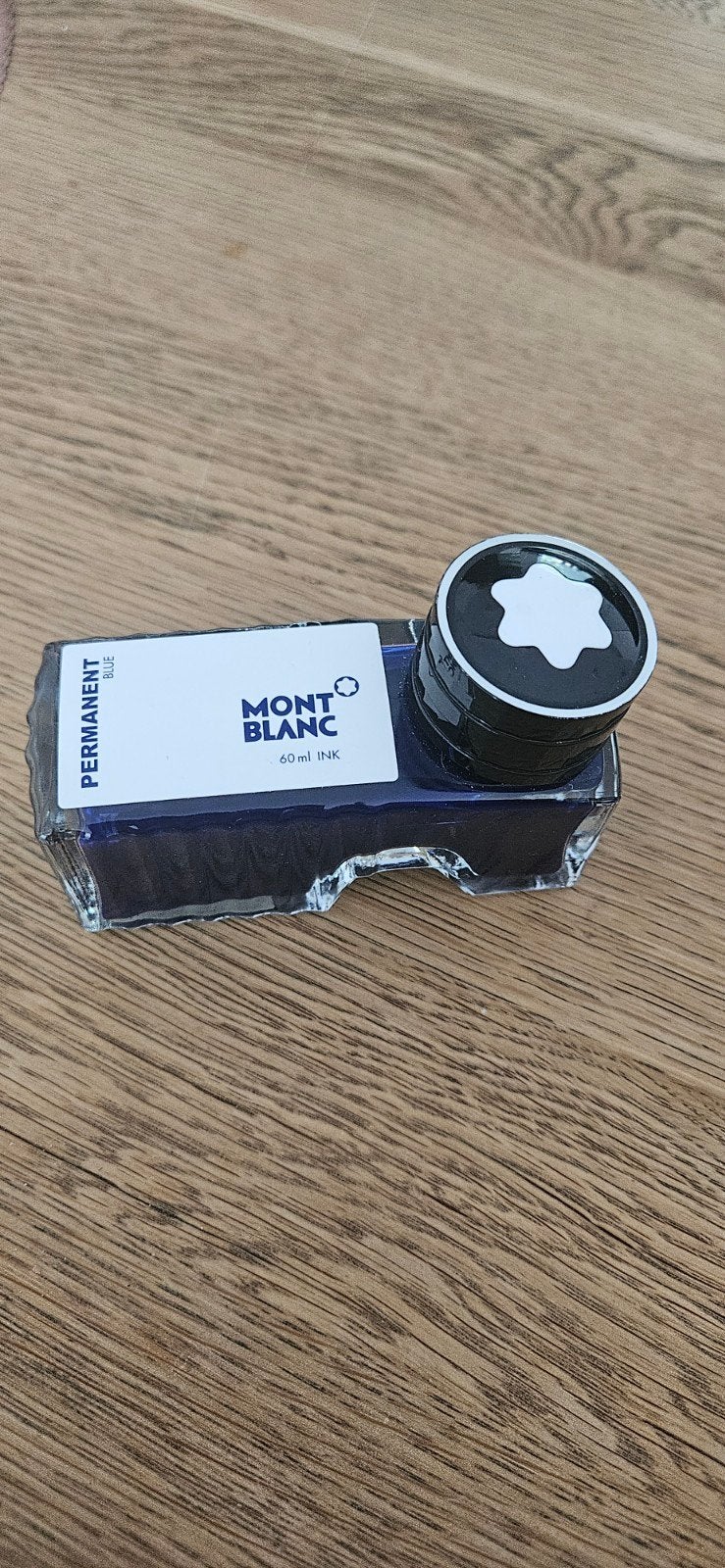 Blauwe inkt van Mont Blanc., Diversen, Schrijfwaren, Ophalen of Verzenden, Zo goed als nieuw