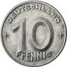 Munt van 10 pfennig uit 1949 Duitsland (West-Duitsland), Ophalen of Verzenden, Duitsland, Losse munt