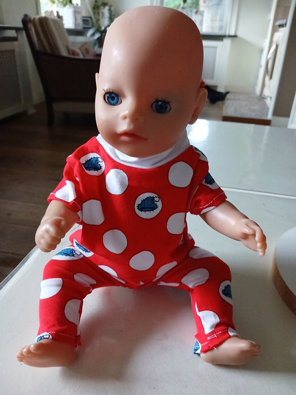 2 delig stippen pakje baby born pop 36/38, Ophalen of Verzenden, Nieuw, Babypop