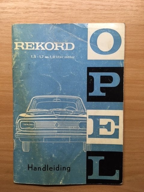 Opel Rekord Handleiding 1.5-1.7 en 1.9 liter motor  (1965)NL, Ophalen of Verzenden