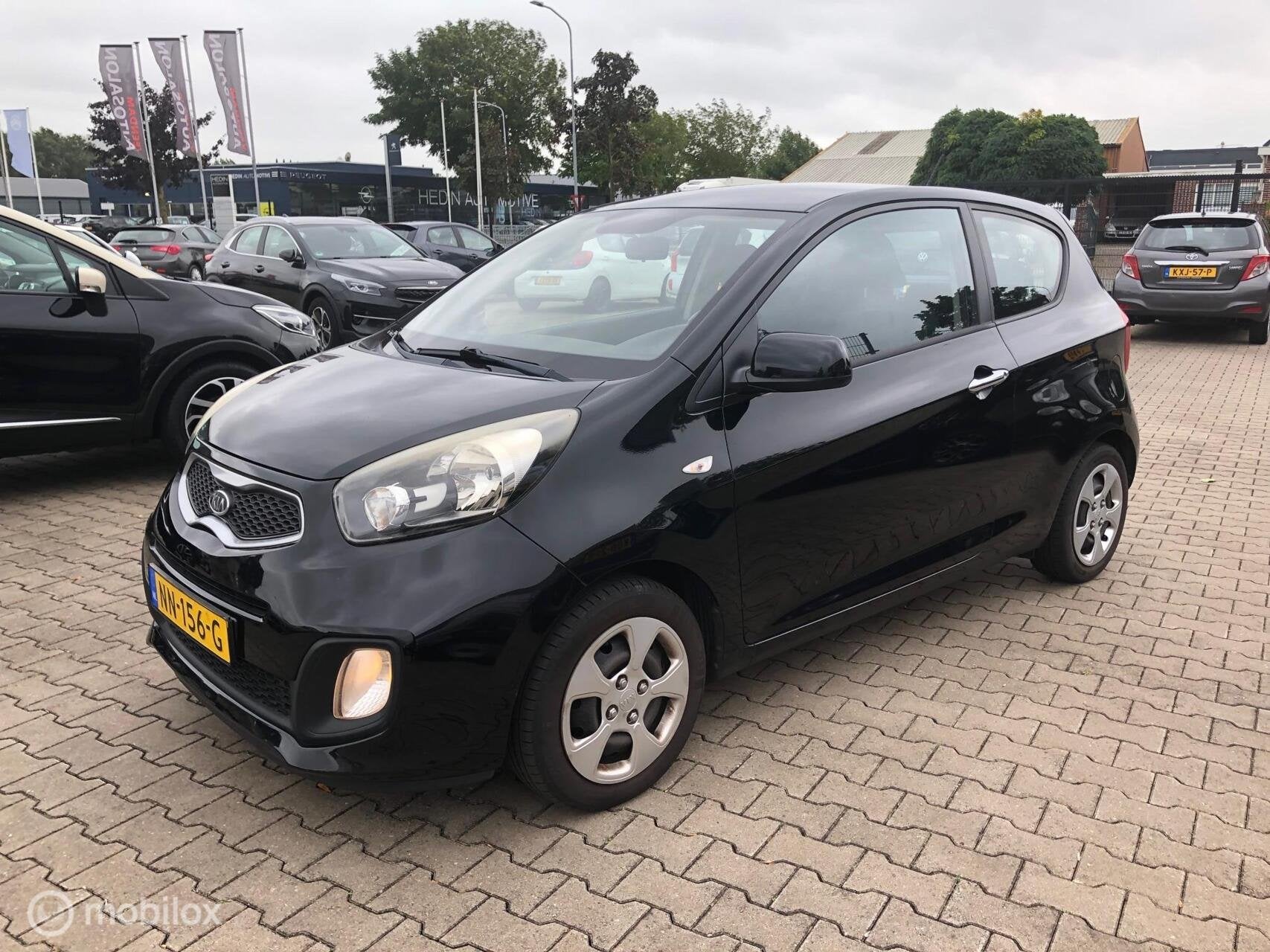 Kia Picanto 1.0 CVVT 3DRS ELL PAKK AIRCO, Auto's, Voorwielaandrijving, Euro 5, Stof, Gebruikt