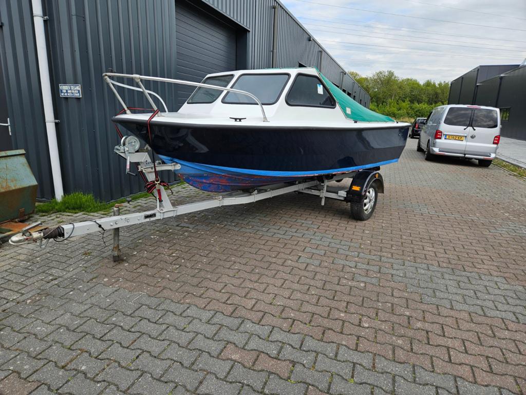 Beekman, Complete set, Vaarklaar!!, Watersport en Boten, Buitenboordmotor, 5 m, Beekman, Trailer