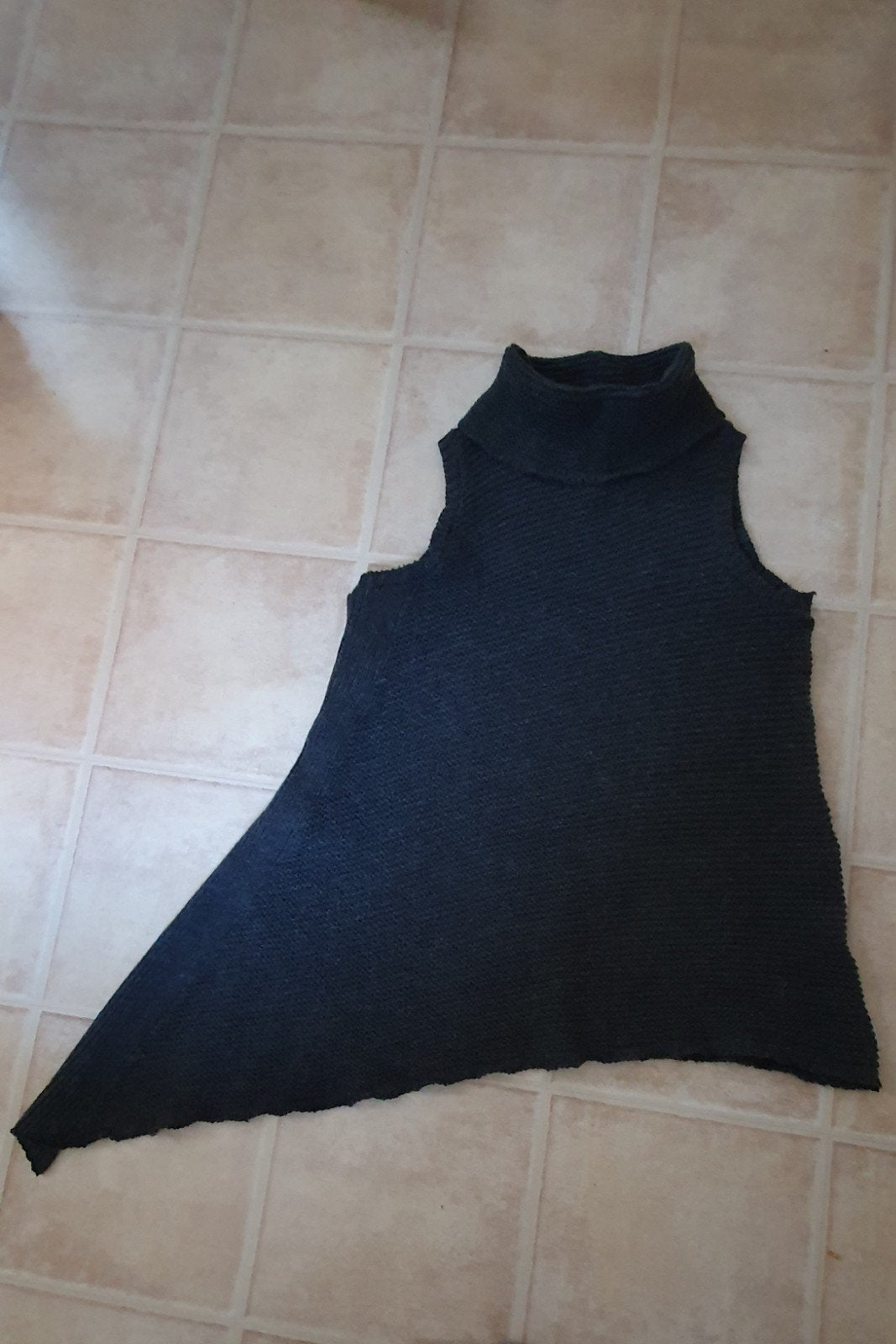 A-part donkergrijze gebreide overgooier/hes/top van A-part,, Kleding | Dames, Maat 46/48 (XL) of groter, Nieuw, Ophalen of Verzenden