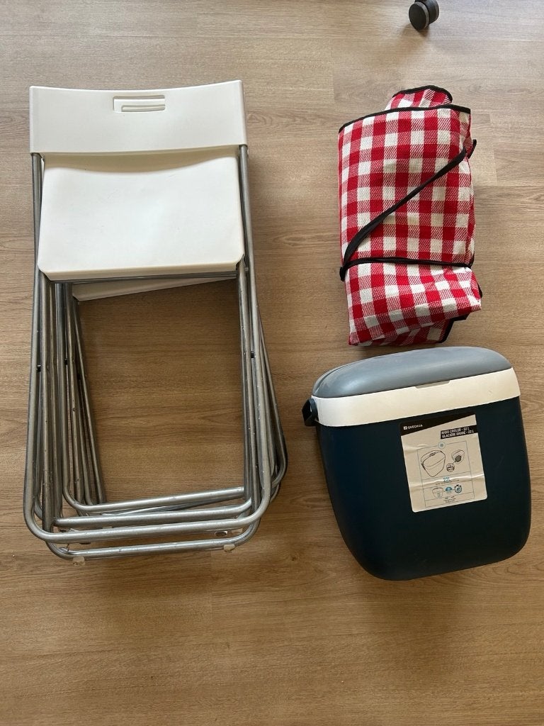 Picknick spullen, Hobby en Vrije tijd, Picknickmanden, Ophalen, Zo goed als nieuw