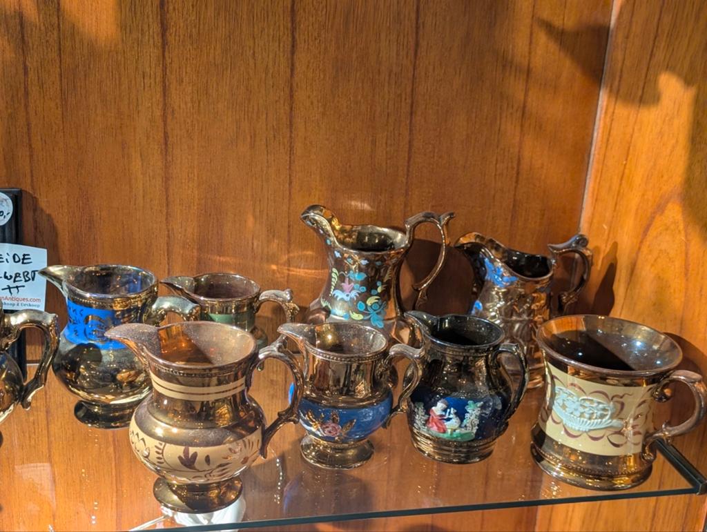 10 stuks antiek goudsteen €130., Antiek en Kunst, Antiek | Porselein, Ophalen