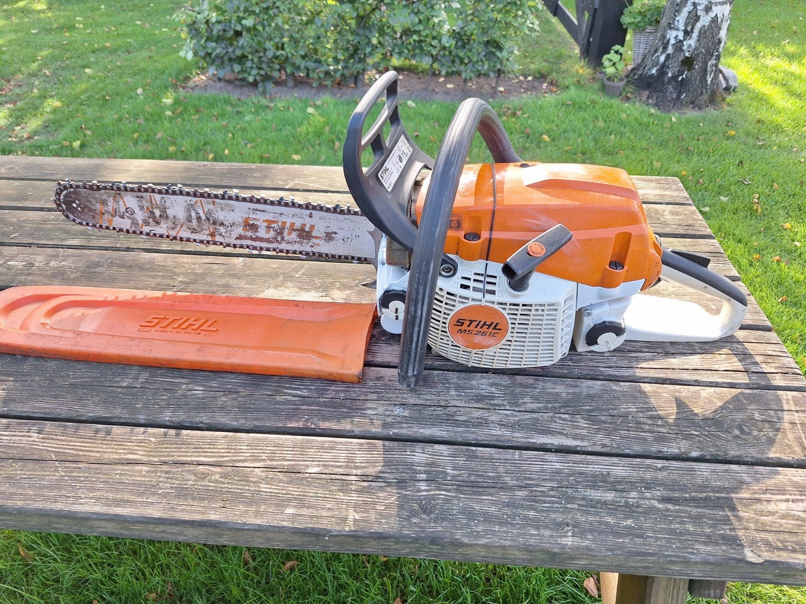 Stihl ms261C motorzaag, Ophalen, Gebruikt