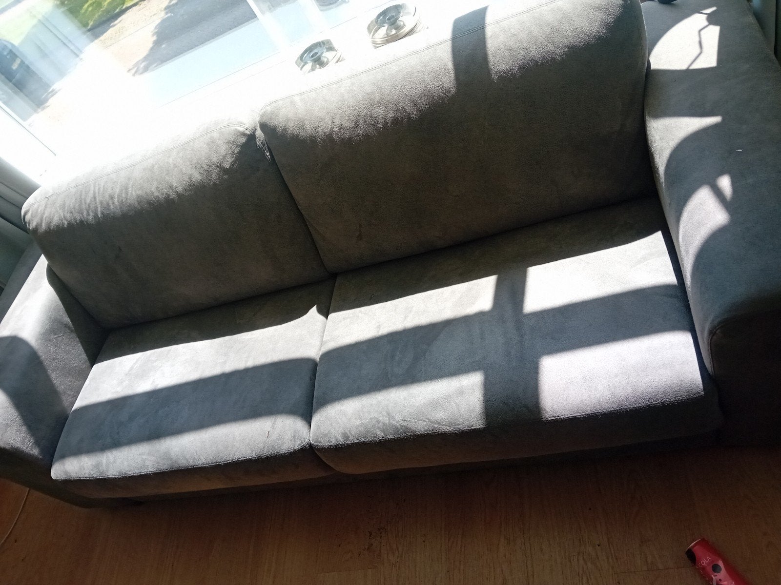 Comfortabele tweepersoons bank - 2.30m lang, Huis en Inrichting, Ophalen, Gebruikt, Tweepersoons, 75 tot 100 cm