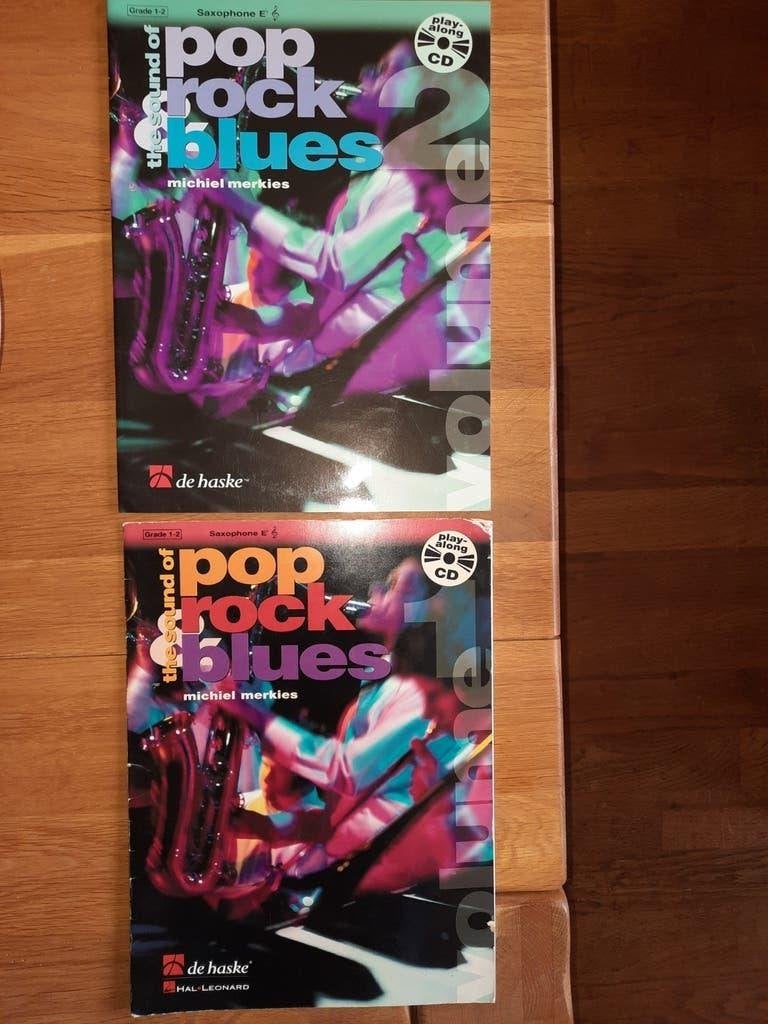 Altsaxofoon: The Sound Of Pop, Rock & Blues deel 1+2 + cd's, Gebruikt, Overige genres, Saxofoon, Ophalen of Verzenden
