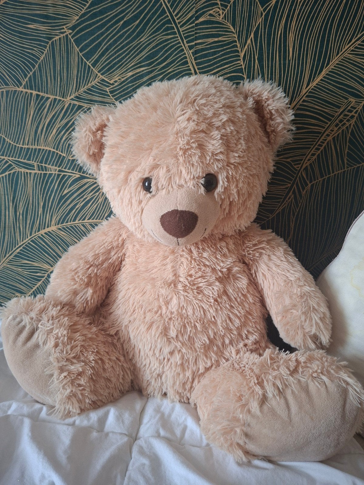 Grote knuffelbeer, Beer, Ophalen of Verzenden, Middelgroot (20 tot 80 cm), Bruin