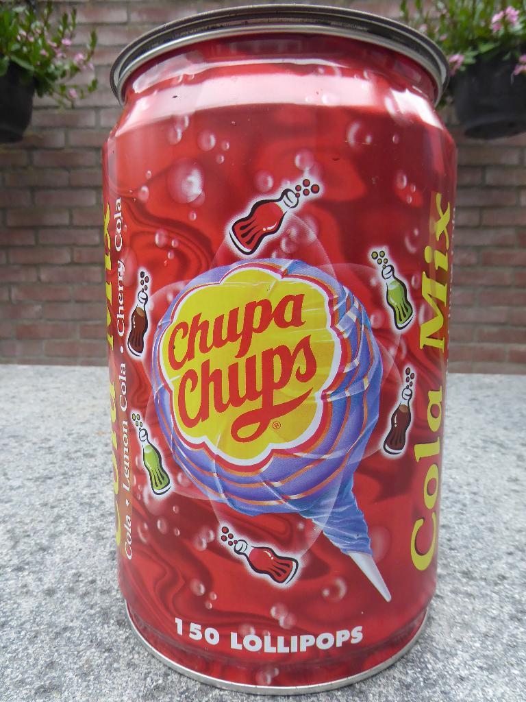 blik Chupa Chups, Verzamelen, Blikken, Ophalen of Verzenden, Zo goed als nieuw, Overige, Overige merken