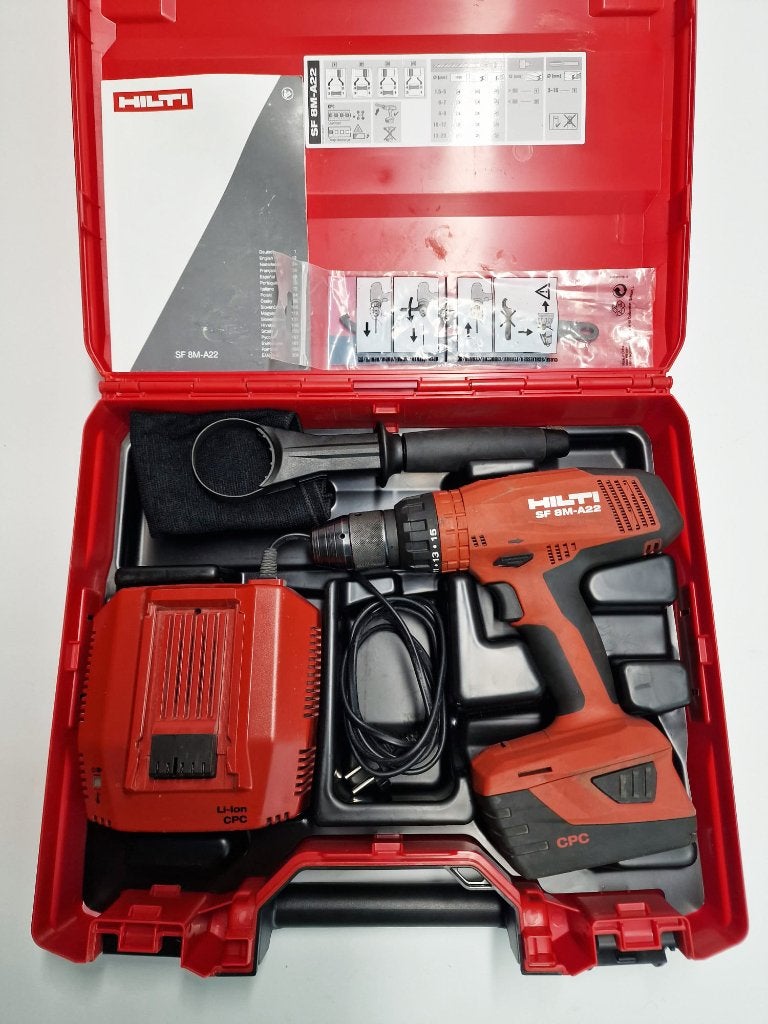 Hilti SF 8M-A22 accu-boormachine. In nieuwstaat!, Doe-het-zelf en Verbouw, Ophalen of Verzenden, Zo goed als nieuw, Boor- en Schroefmachine