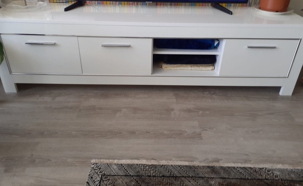 Tv meubel, Ophalen, Overige materialen, 50 tot 100 cm, Zo goed als nieuw