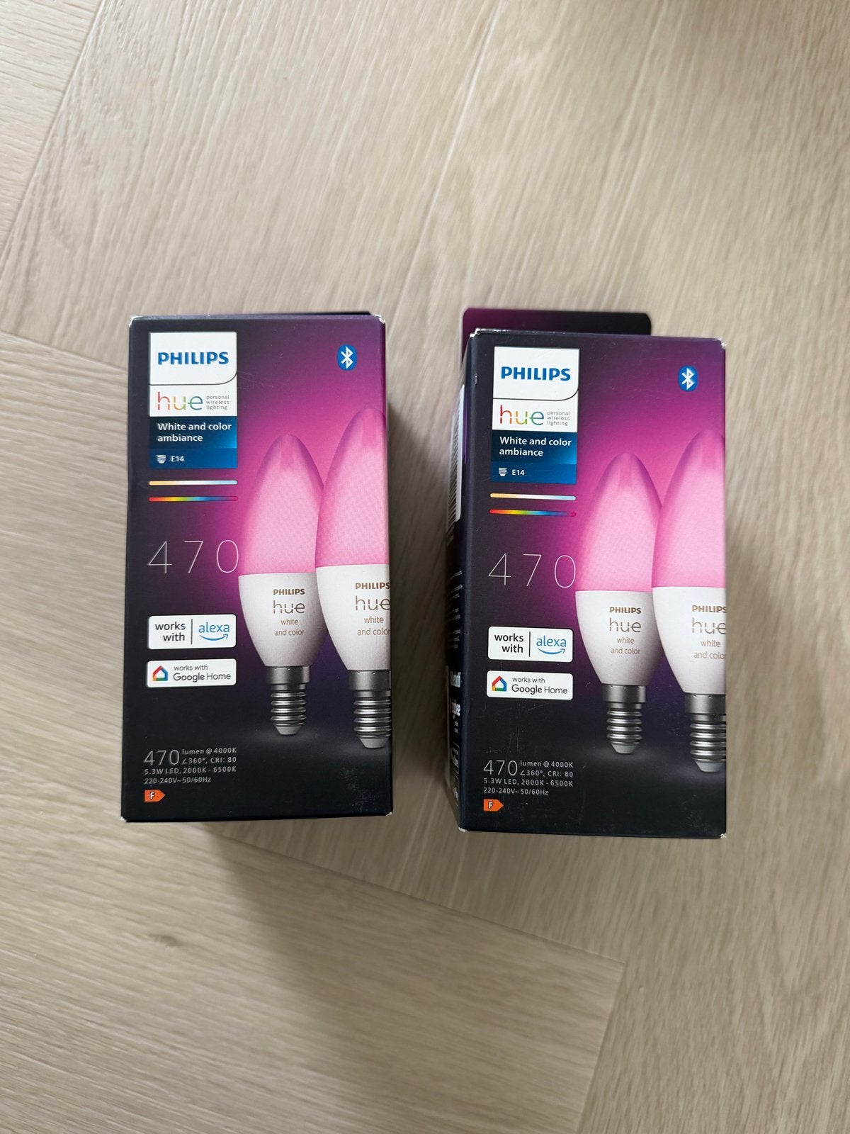 Philips Hue E14 White and Color Ambiance LED Lampen (2 stuks, Led-lamp, Philips Hue, Verzenden, Instelbaar wit