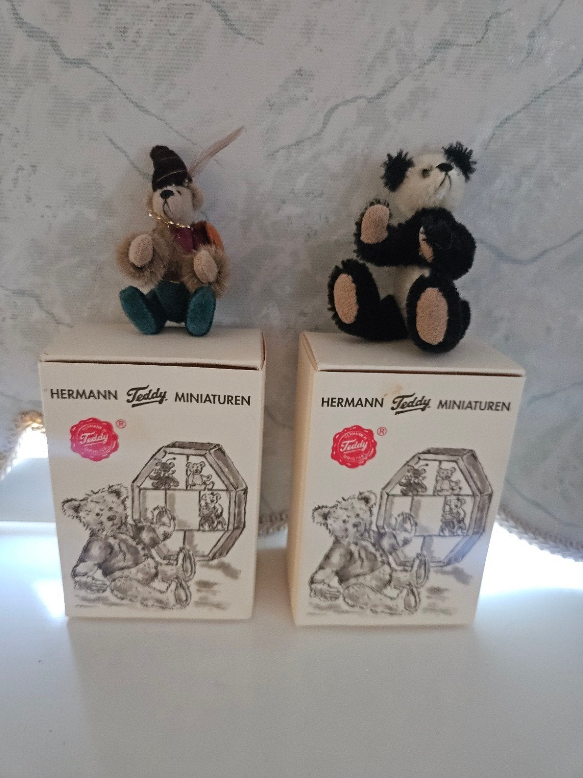 Hermann Teddy Miniaturen beertjes, Ophalen of Verzenden, Zo goed als nieuw